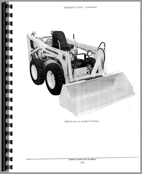 international 3200 skid steer specs|international harvester 3200a service manual.